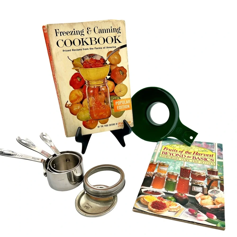 Vintage 1964 Canning Cookbook Lot Jams Jellies Freezing Preserving - Picture 1 of 16